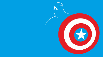 Captain America Shield Flat