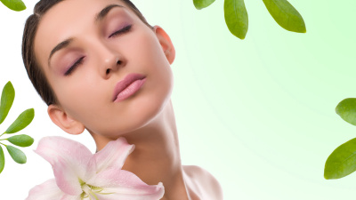 Model Calm Natural Beauty