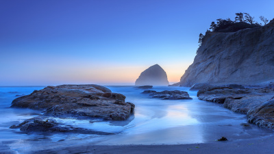 Haystack Sunset Haystack Sunset
