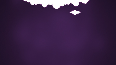 Purple Canvas With Clouds