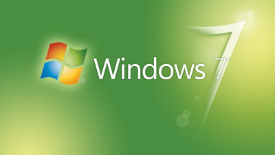 Windows 7 Logo Green