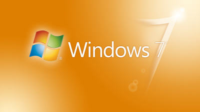 Windows 7 Logo Orange